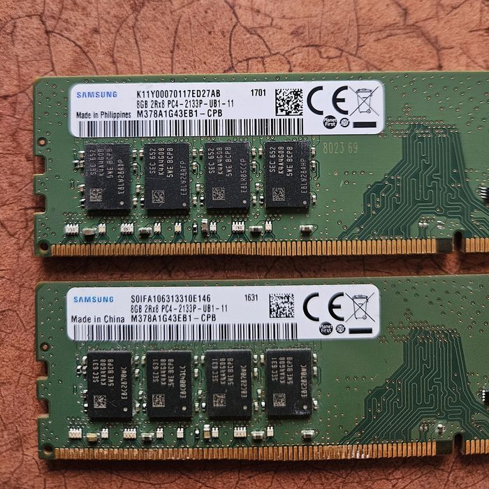 Kit memorii 16GB DDR4 2133Mhz Samsung (2 x 8GB)