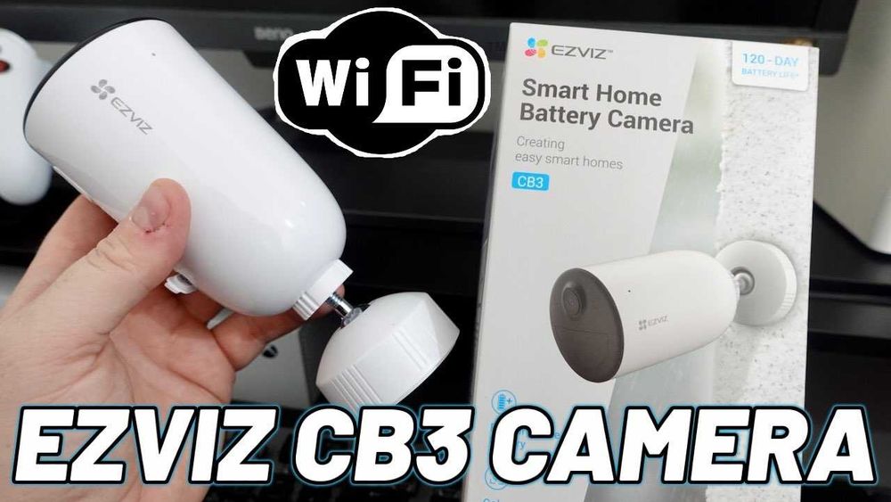 Camera IP Wireless EZVIZ CB3 cu acumulator autonomie 120 zile Sigilata noua in cutie