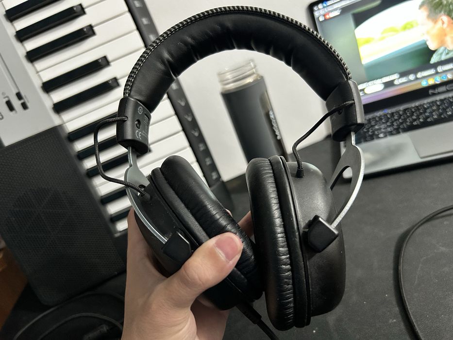 Клавиатура и наушники hyperX cloud 2