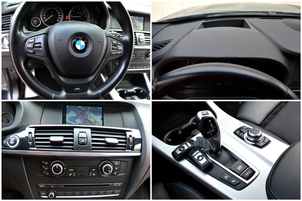 BMW X3 F25 X-Drive Euro5 M Paket 2.0d cârlig navigație head up display încălzire Germania Garanție Pilot Piele 0759171711