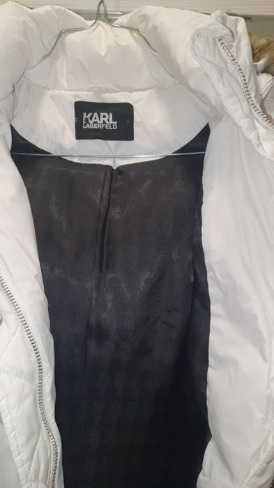 Karl Lagerfeld пухенка,шуба яке с пух размер М