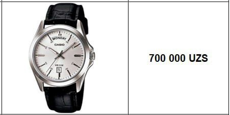 Оригинальные часы CASIO