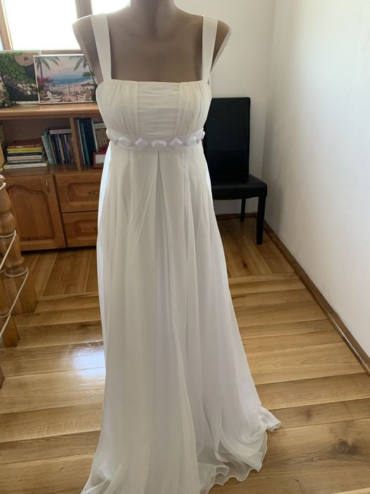 Rochie mireasa, cununie civila din matase, noua
