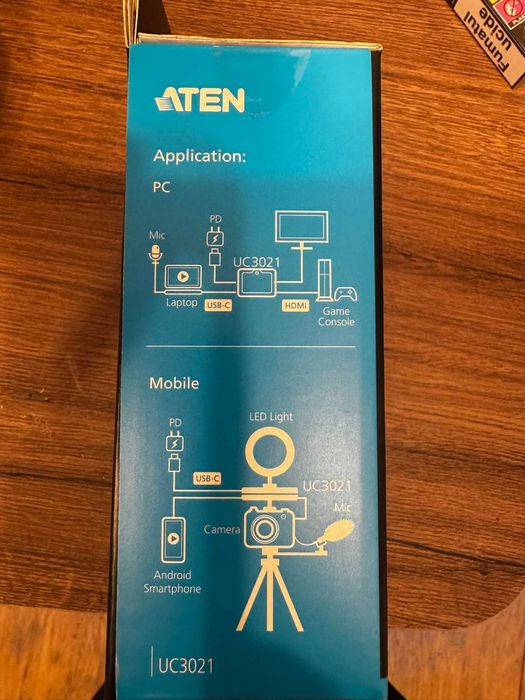 HDMI to USB-C UVC Video Capture ATEN UC3021 CAMLIVE™+