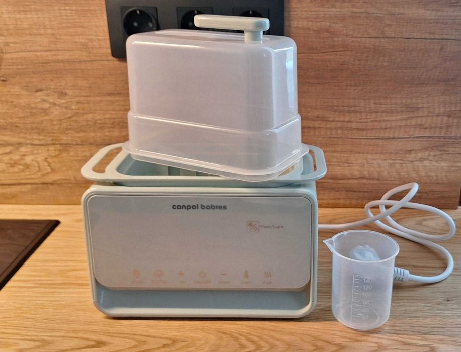 Нагревател и стерилиатор 7в1 с термостат и лампа - Canpol