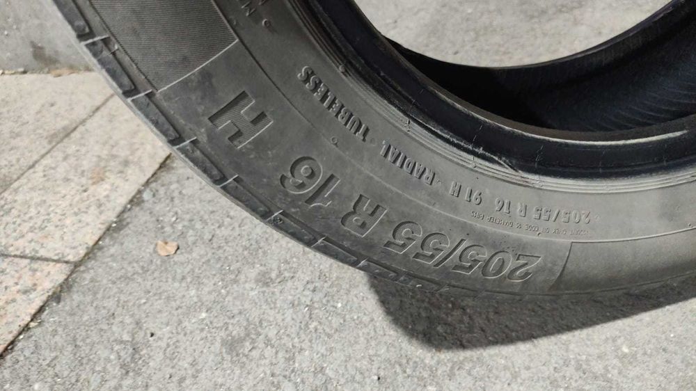 Шины летние б/у 205/55/16
