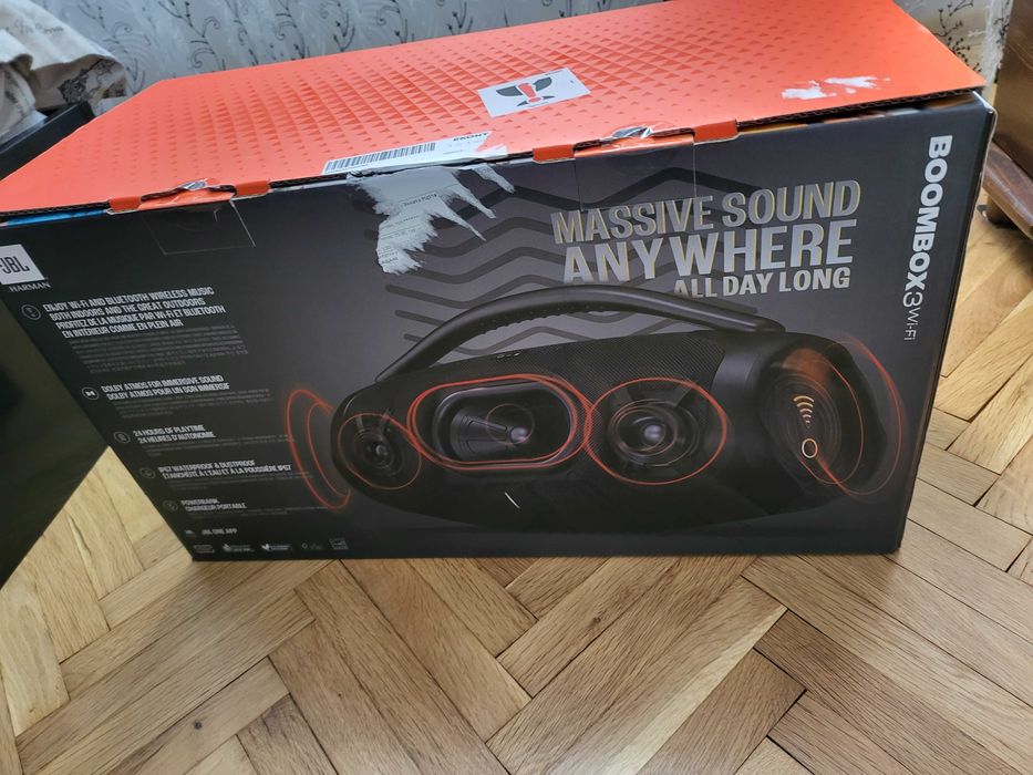 НОВА JBL Boombox 3 WI-FI, Black.