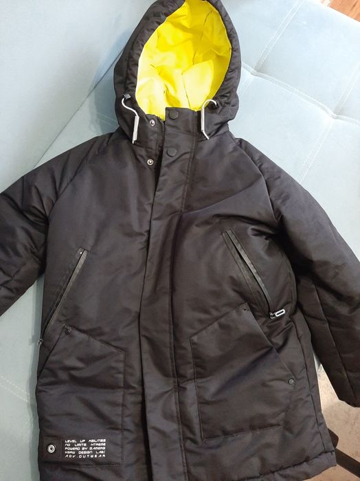 Пуховик зимний детский 134 ,оригинал Кайсаров