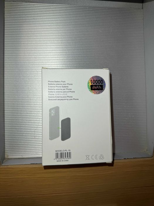 Powerbank MagSafe 10000 mAh, negru, nou in cutie