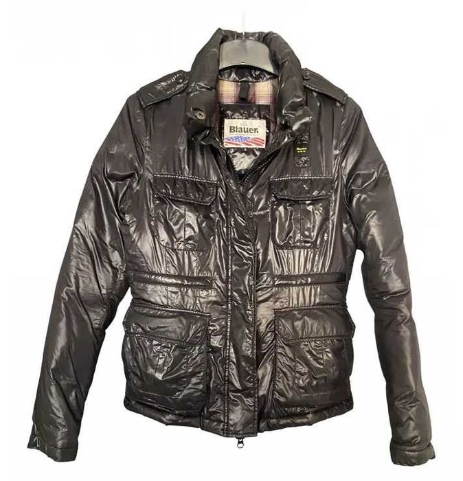 Jacheta geaca 50 L de lux Blauer USA umplutura puf si pene negru