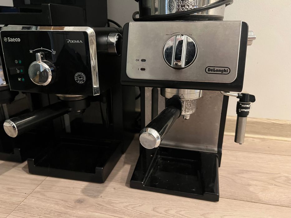 Espresor si filtru cafea Delonghi, Russell Hobbs