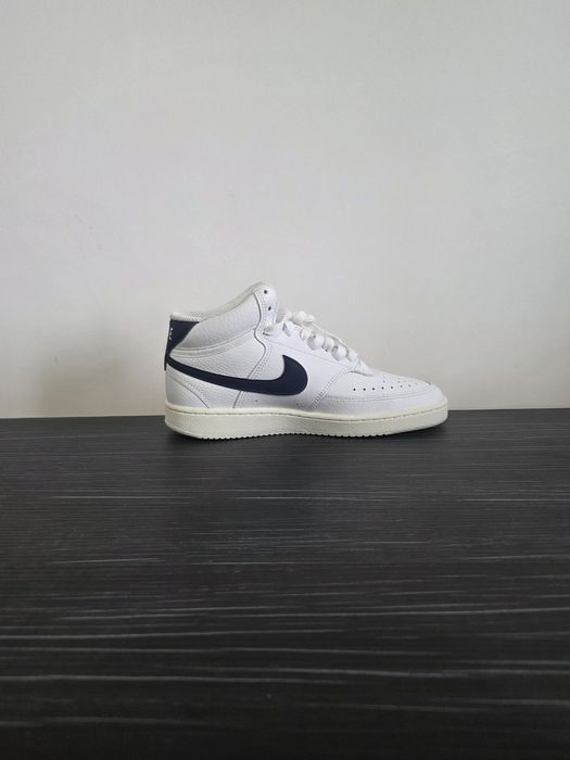 Nike Court Vision Mid Albi / Bleumarin noi - Marimea 38 (CD5436-109)