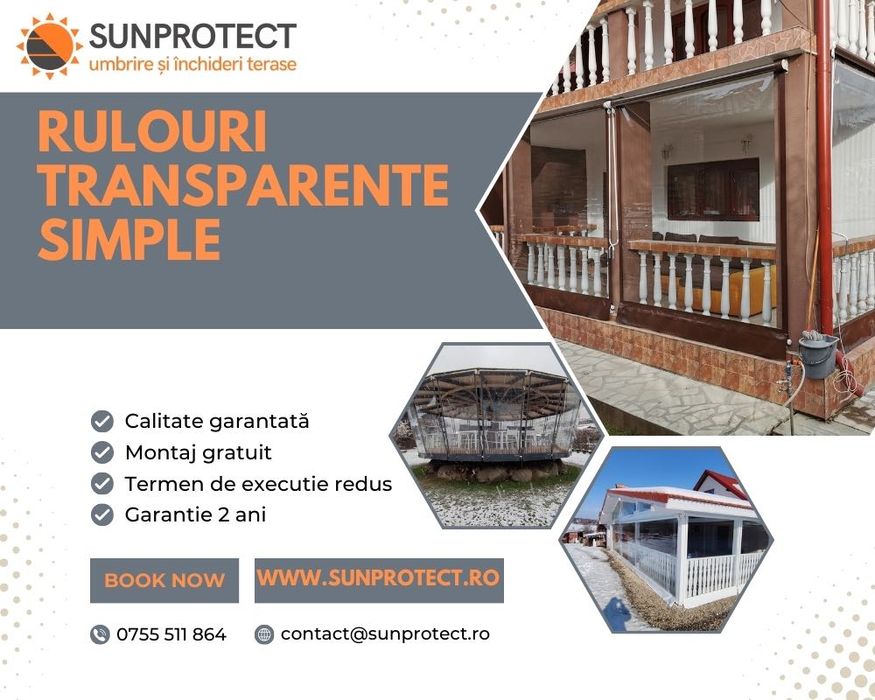 Rulouri Folie Transparenta Simple.