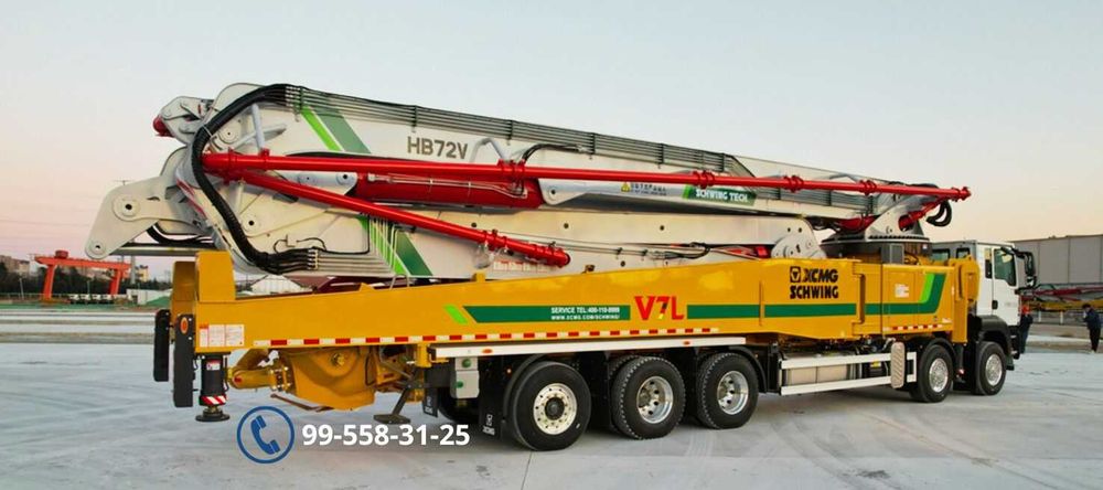 XCMG Автобетоннасос HB72V 72 м 2025 йил сотувда