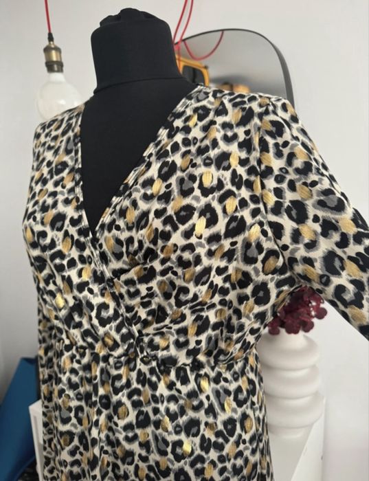 Rochie animal print Papillonne