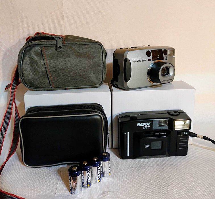 Aparat foto film 35 mm / point and shoot / zoom / stare f. buna* / bonus inca un aparat / Ricoh / Voigtlander / Konica / Porst / Elikon