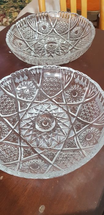 Хрустальная фруктовница