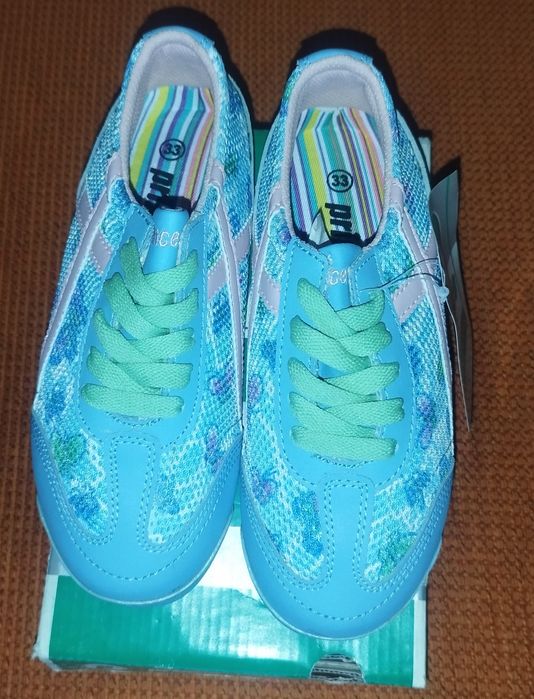 Детские кросовки Prince Galaxy Stamp-K Sky Blue новые