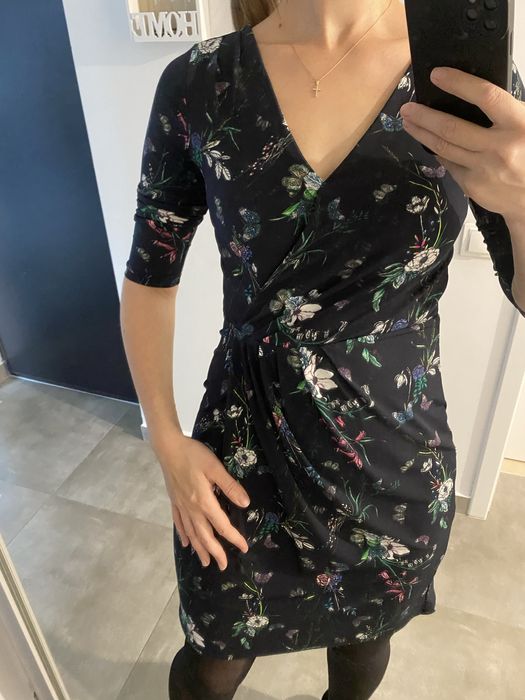 Rochie mini flori mulata