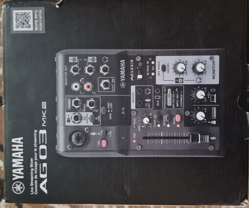 Mixer audio Yamaha AG03 MK2