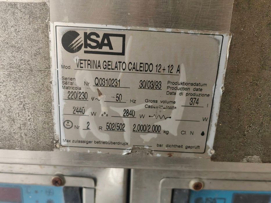 Витрина ISA gelato caleido