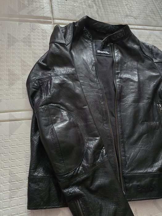 Кожено яке Bench, Топ състояние. Естествена кожа.