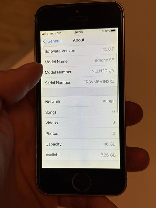 iPhone SE SpaceGray Neverlock