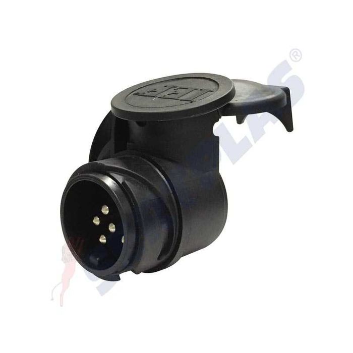 Букса Преходник Адаптер за Ремарке Теглич 12V ПВЦ от 13 към 7 Пина