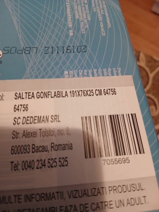 Kit complet saltea și pompa