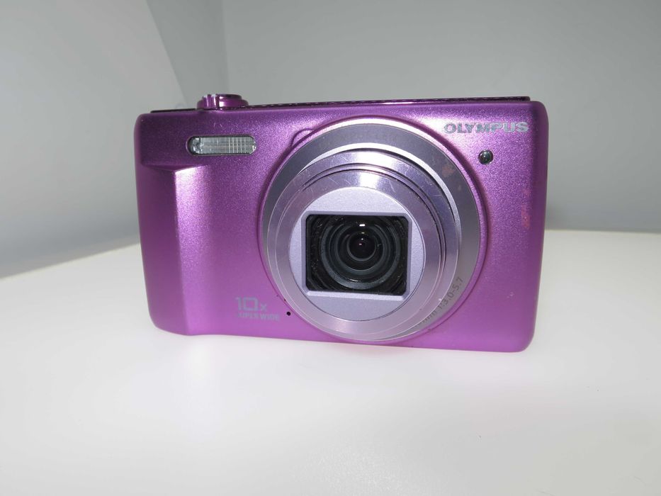 Olympus D750 16MP розов фотоапарат цифрова камера, работи перфектно