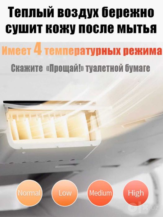 Электронное биде L-MSC403-L, умное сиденье-биде, подогрев, обдув
