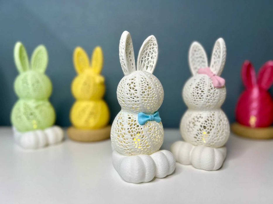 Lampa Decorativă Ciupercuță -Iepuras- 3D-Culoare și Creativitate