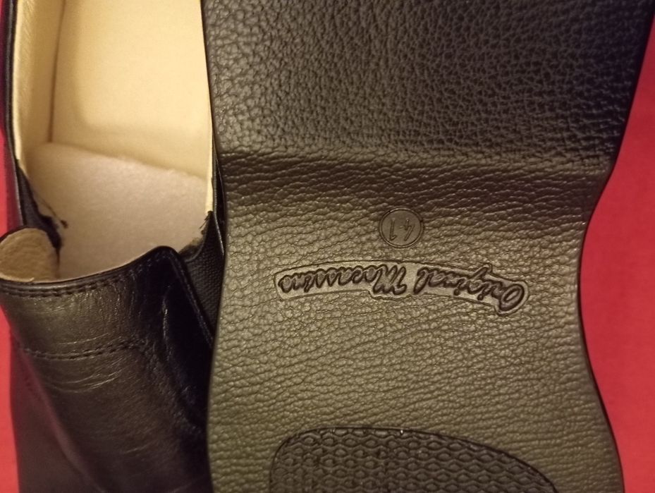 Pantofi din piele naturala mocasini Nr 42