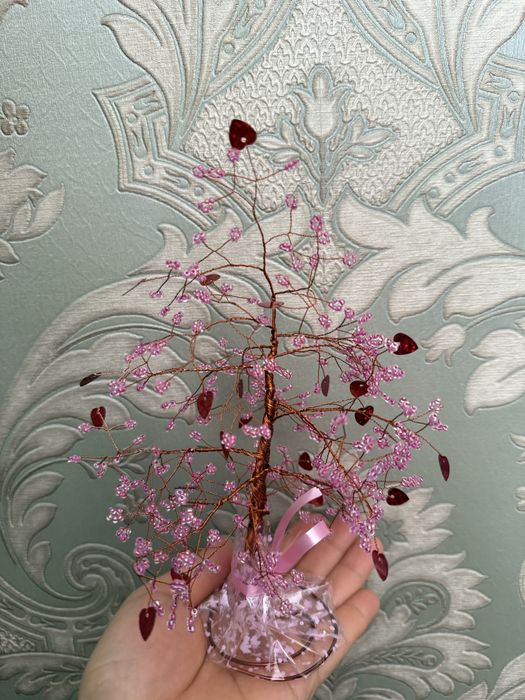 Деревце любви из бисера