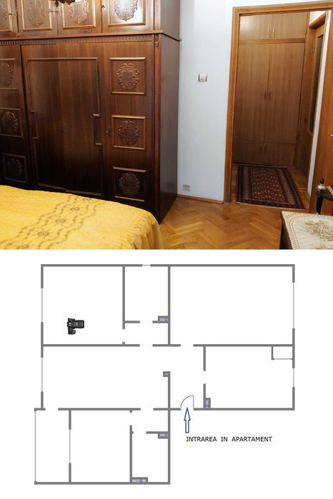 Vând  apartament  4 camere  Micro.4