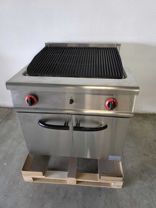 Grill roca vulcanica ,plita roca vulcanica cu placa de fonta NOU