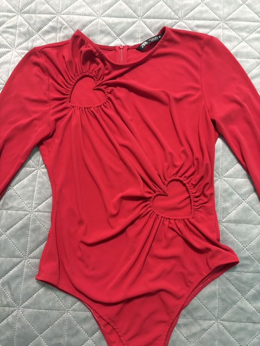 Червено Боди Zara