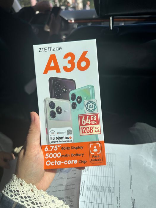zte blade a36 запечатонный