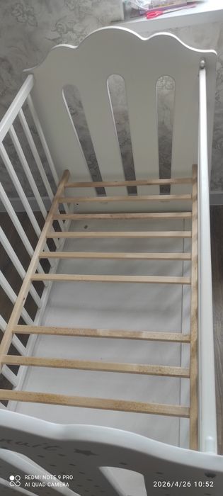 Детская кровать белая