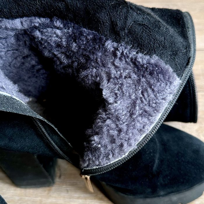 Сапоги ботфорты зимние