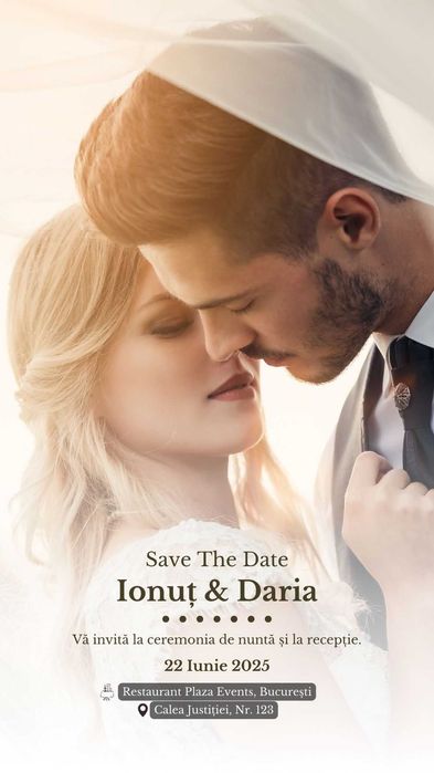 Invitatii digitale / video invitatii / plicuri bani / opis invitati