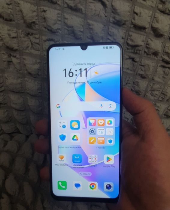 Huawei Honor X7A 4+4/128GB Blue Igravoy Holati Ideal 4G Otlichni Zor