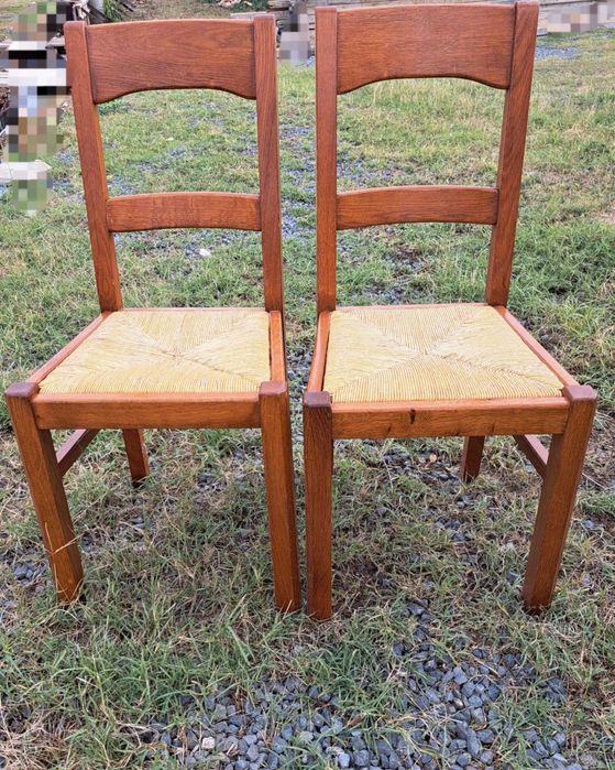 Трапезни столове с ратанови седалки