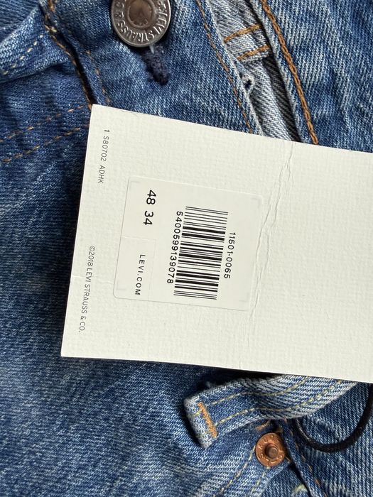 Blugi LEVIS 501 Albastru Barbati | Marime 48 x 34 (Talie 123 cm)