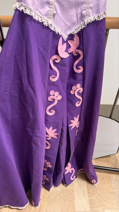 Rochie carnaval Alba ca Zapada/ Rapunzel