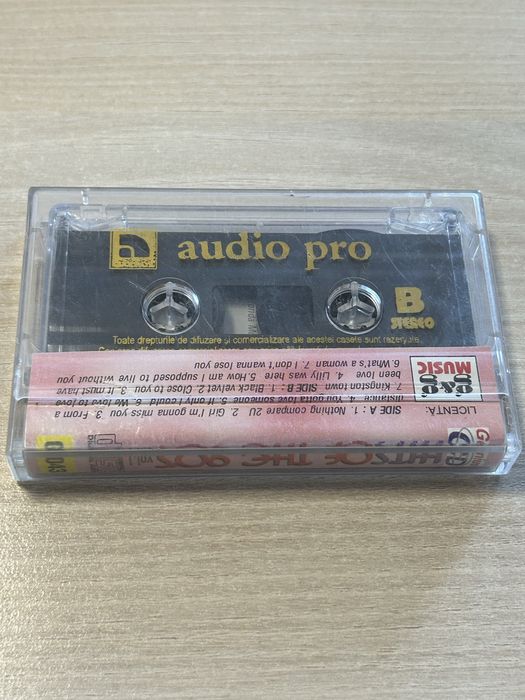 Casetă audio originală „Hits of the 90's Vol. 1” în stare foarte bună