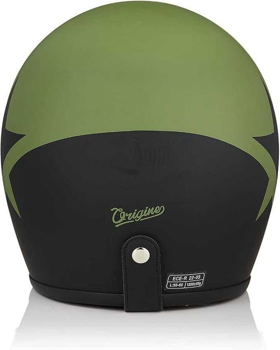 Cască jet pentru motocicletă ORIGINE Open, omologată ECE, cu vizieră solară (Marime L)