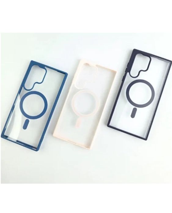 Samsung S22/S23/24/S24 PLUS/S25 ULTRA Husa Magsafe Hybrid Spate Clar