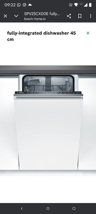 Bosch masina de spălat vase