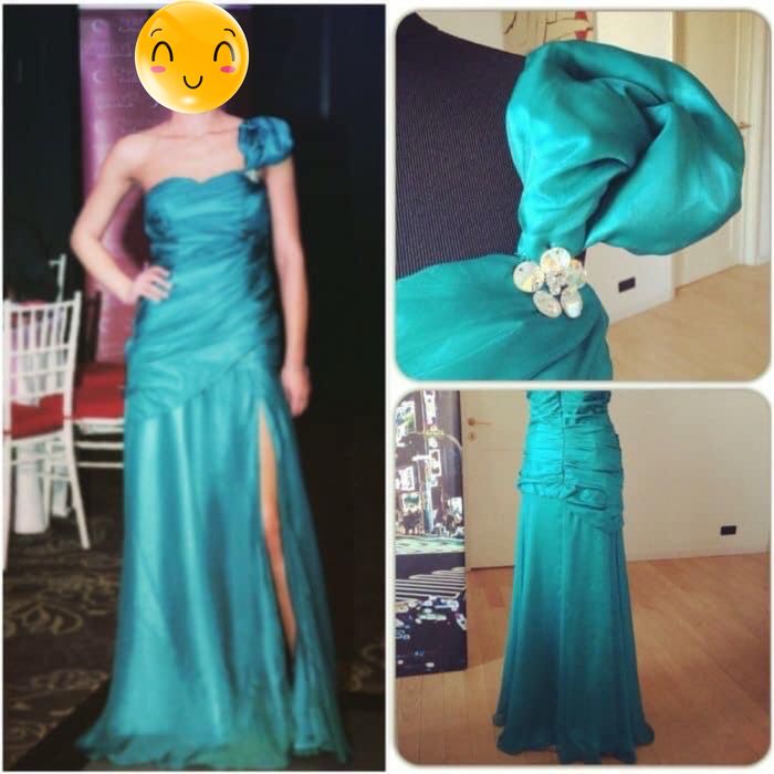 Rochie de seara turcoaz